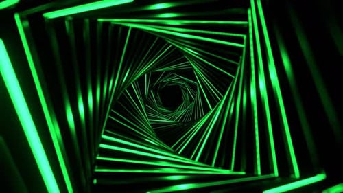 Green Fantastic Hypnotic Strobe Spiral Vortex Background Vj Loop In 4K