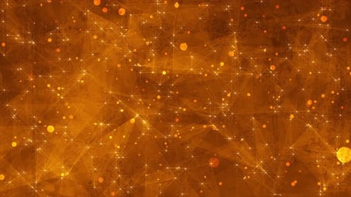 Technology Digital Golden Background Loop V2