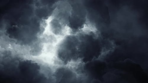 Dark, Ominous, Dynamic Storm Clouds