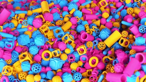 Animation of Geometric Shapes in Motion