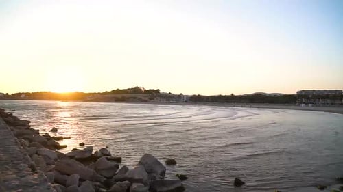 Sunset timelapse in the mediterranean