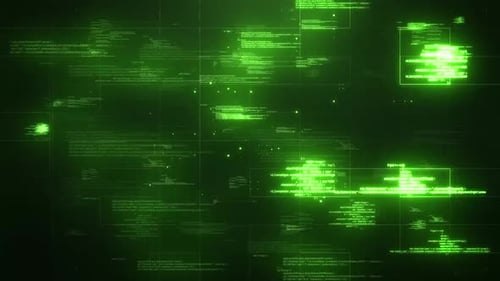 Green Dynamic Technology Background