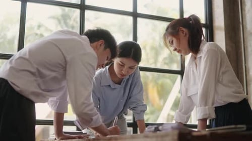 Teamwork Collaboration in Modern Workspace