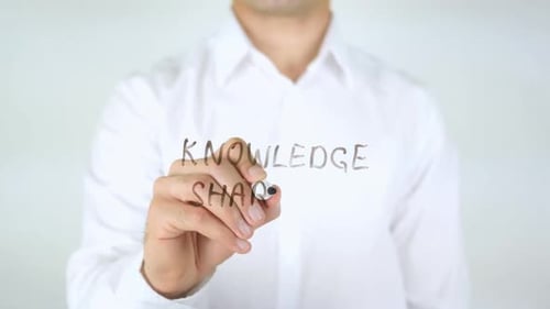 Writing Knowledge Sharing with Black Marker