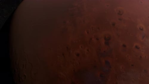 Jenseits des Horizonts — Die Geheimnisse des Mars entdecken 4K-Bewegungshintergrund