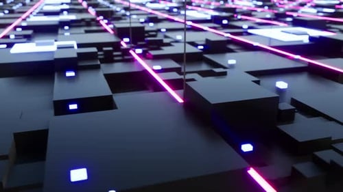 Hintergrund für TV-Nachrichtensendungen. Virtual Studio-Hintergrund