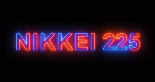 Animated Text Reveal with Glowing Neon Lines
