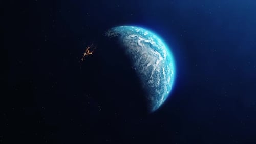 Realistic Rotation of the Earth From Day to Night