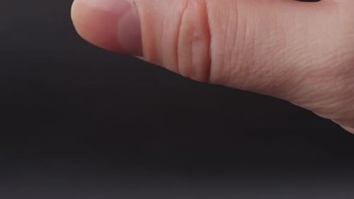 Omega Fish Oil Gel Capsules on Man Hand Closeup Human Keeps in Hands Omega Vitamins Pills 3 6 9 To