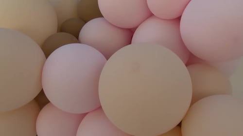 Pastel Pink Balloons for Party or Celebration