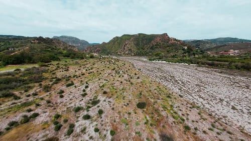 Rural Landscape Flight In South Italy