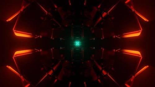 Radiant and Captivating Animation Showcasing a Mesmerizing and Colorful Trippy Pattern Illuminated