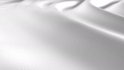 Premium White Satin Fabric Movement