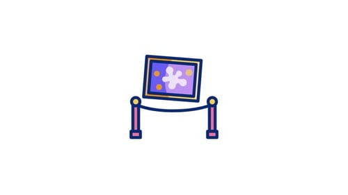 Exhibition Animated Icon