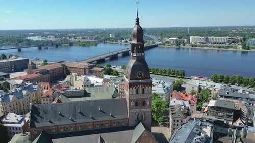 Stunning 4K Drone Footage of Riga Cathedral - Latvia