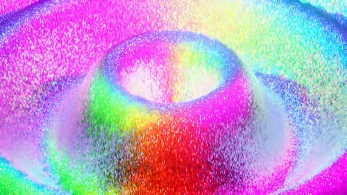 Multicolor Full Magic Waves Background Loop Animation In 1080Hd