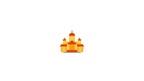 Animación de iconos de la ciudad de Helsinki