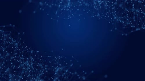 Points géométriques abstraits comme Plexus Web Net Deep Learning Cell Science Security Online Internet
