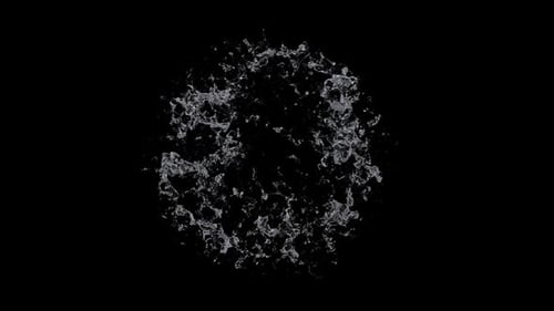 Dynamic Water Liquid Burst Reveal Transition