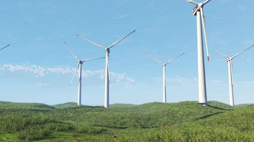 Windpark-Hintergrund