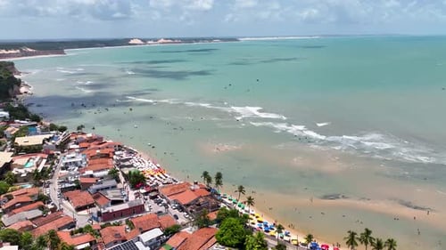 Plage de Pipa à Tibau Do Sul à Rio Grande do Norte au Brésil.