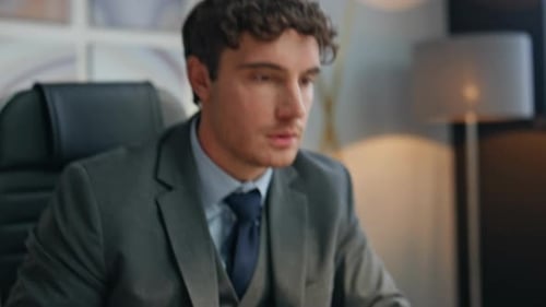Man Hands Examining Documents in Office Closeup Excited Businessman Rejoicing