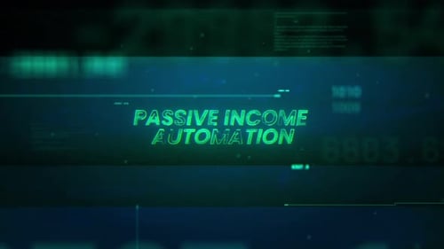 Futuristic Glitch Neon Text Reveal Animation