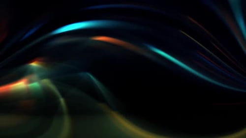 Abstract multicolored broken stripes dark background