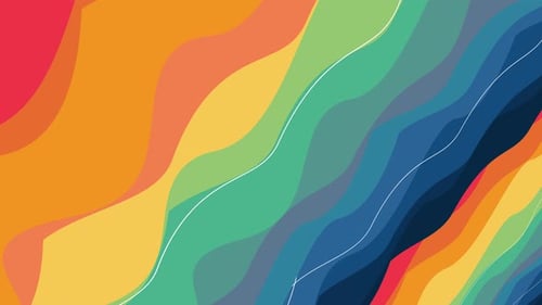 Fond animé abstrait coloré