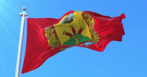 Drapeau de la région de Moguilev, Biélorussie