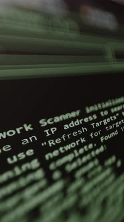 Output of a Network Scanning Tool That Has Completed Its Process 10 Targets on the Network Found