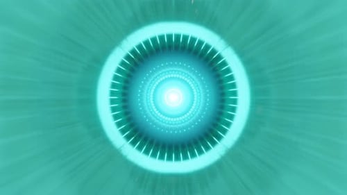 Laço de túnel circular colorido