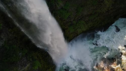 Mill Creek Falls in Southern Oregon on the upper Rogue River.