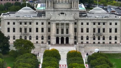 Majestic Government Building Aerial View