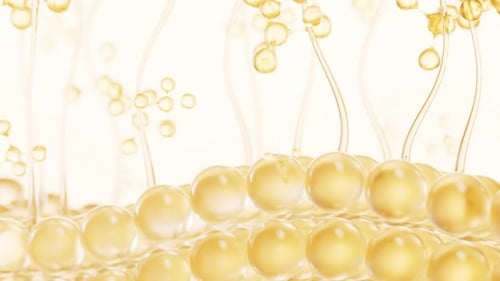 Fundo de células da pele com conceito de cosméticos