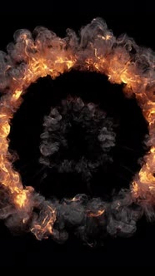 Fire Wave Social Media Fire Transition révèle le format vertical du canal Alpha