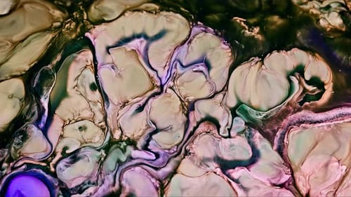 Formes de diffusion de peinture à l'encre abstraite 173