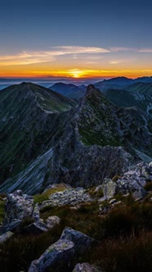 Vertikaler Sonnenaufgang