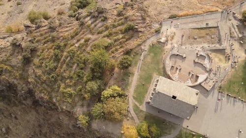 Top View Ancient Garni Temple