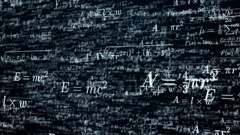 Math Formulas Background, Math Footage, Numbers, Backgrounds Motion ...