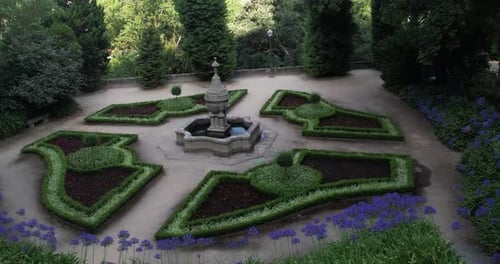 City park Garden in Porto, Portugal