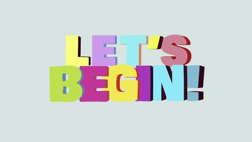 Colorful Fluid Text Reveal Animation