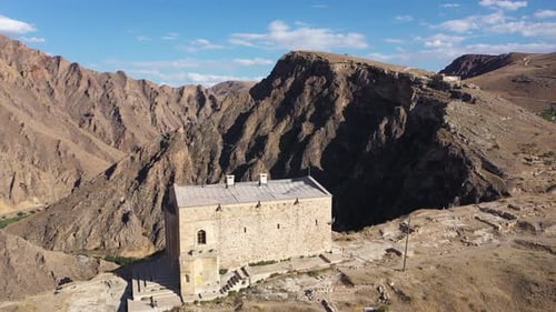 Aerial View Of The Historic Building On The Hill