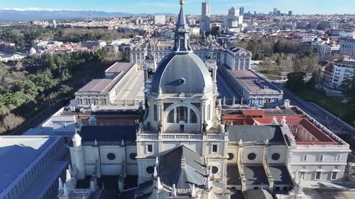 Cathedral Of Santa Maria At Madrid In Comunidad De Madrid Spain.