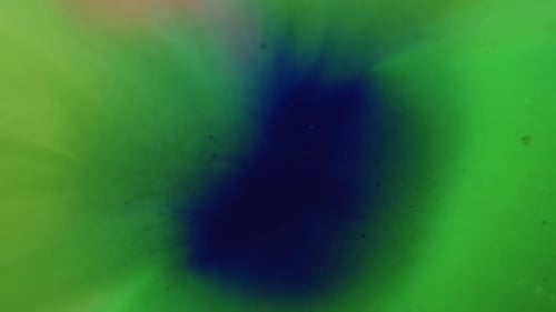 Paint Spreading Mix Color Liquid Chemical Particle