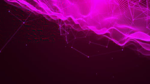 Pink Plexus Technology Network Background Loop V3