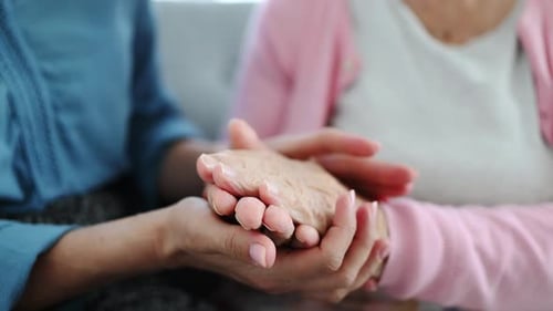 Comforting Hands Showing Love and Support