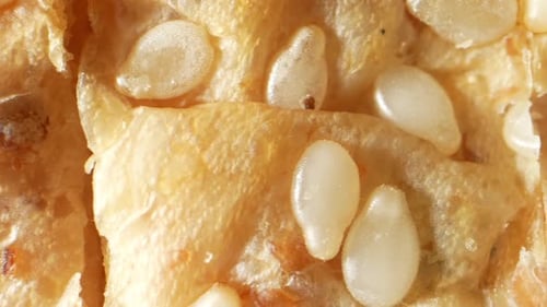 Close Up of Crispy Sesame Seed Brittle