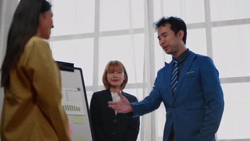 Business Team Meeting and Successful Handshake