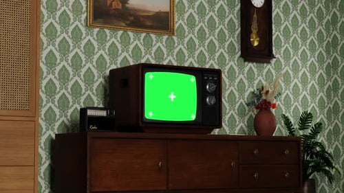 Old Tv Green Screen